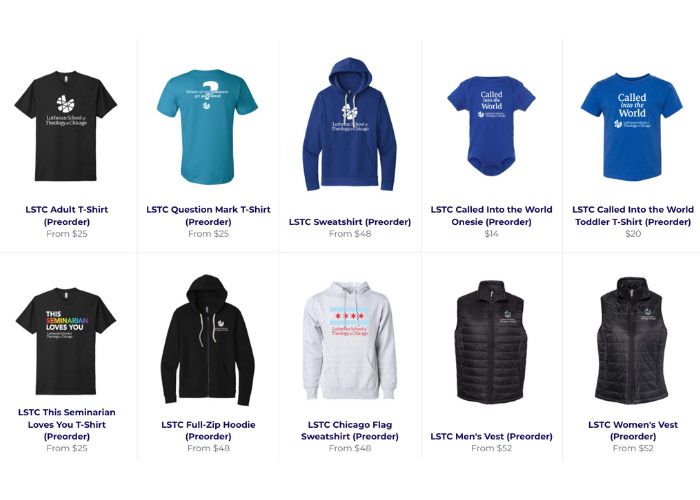LSTC swag shop examples