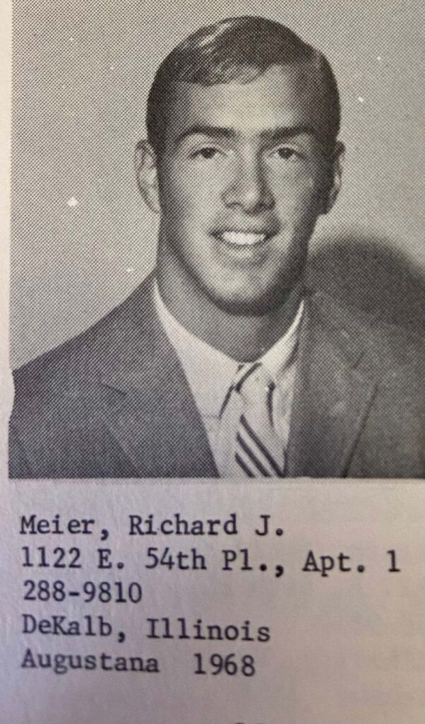 Alum Rev. Dr. Richard “Rick” J. Meier’s junior class photo from the directory