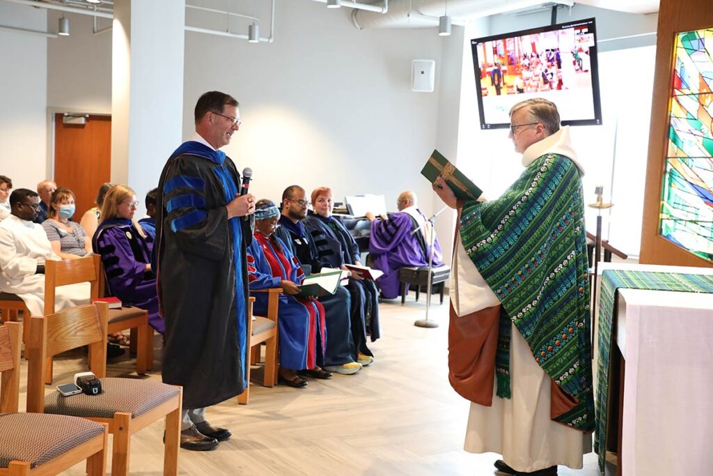 Service of Holy Communion and Convocation in the LSTC Chapel.