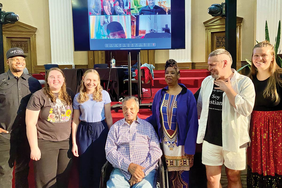 LSTC Students Meet with Rev. Jesse Jackson at Rainbow PUSH Coalition Headquarters