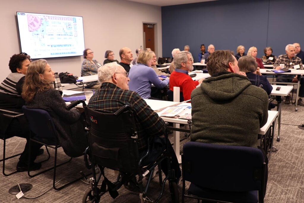 Members of our community experience LSTC’s new classroom environment.