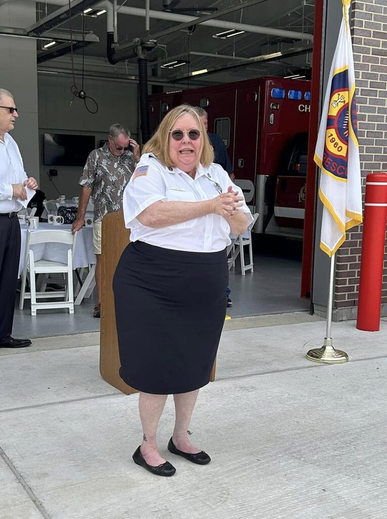 Cantrell blesses a new fire station in her district.