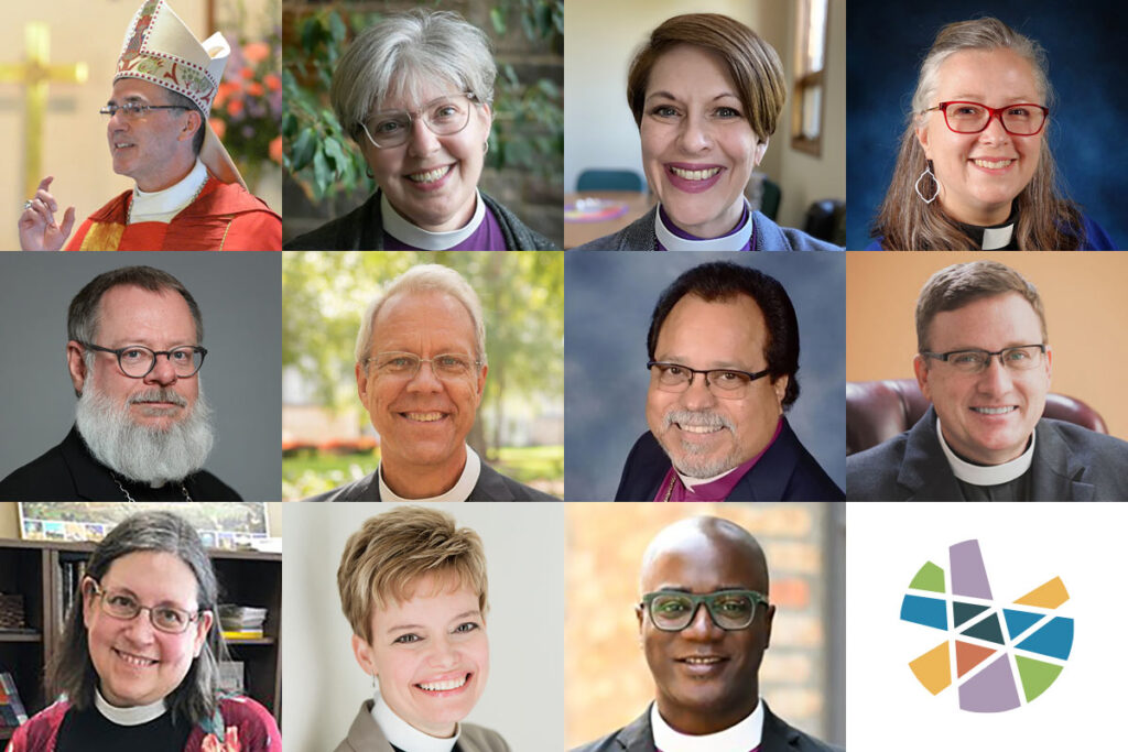 A collage of eleven LSTC alumni serving as bishops currently.