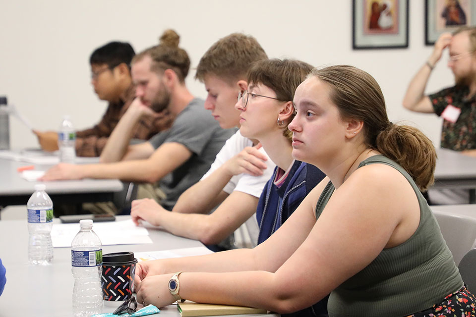 LSTC students in a class lecture.