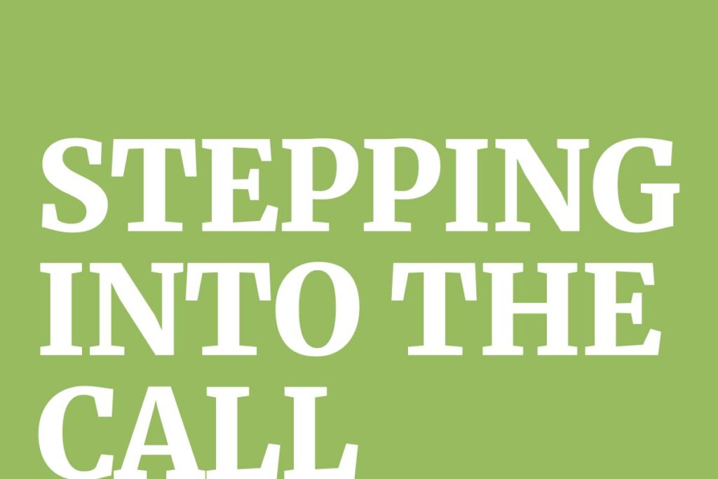 Stepping into the call.