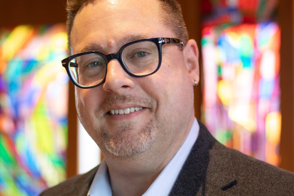 Dr. Robert O Smith in the LSTC Chapel.
